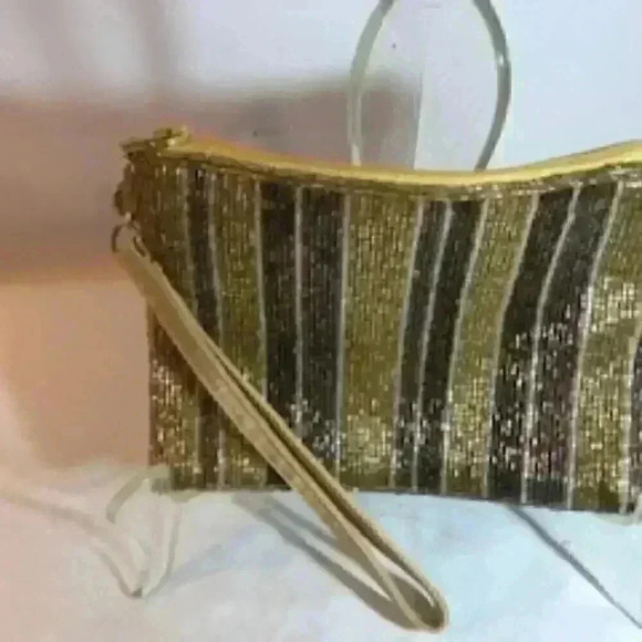 Amanda Smith Beaded‎ Clutch Bag Purse Wristlet - Picture 2 of 9
